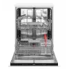 Teilintegrierbarer Geschirrspüler AMICA DIM62E7qH — 14 Maßgedecke, 60 cm, LED-Touch-Display, 7 Programme, Weiß