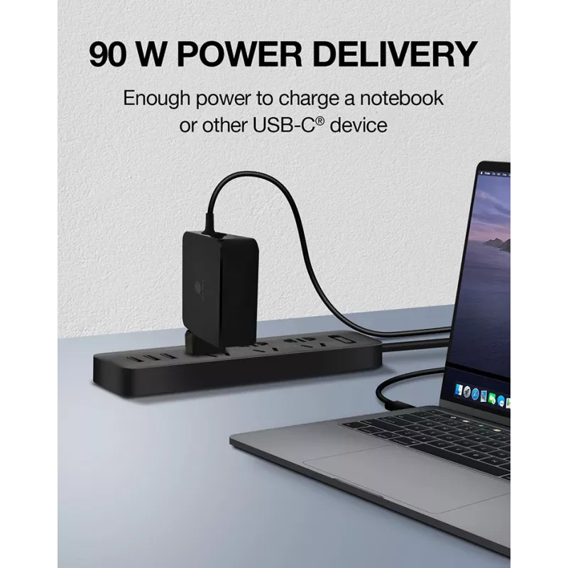 ICY BOX IB-PS101-PD Laptop, Smartphone, Tablet Schwarz AC Indoor