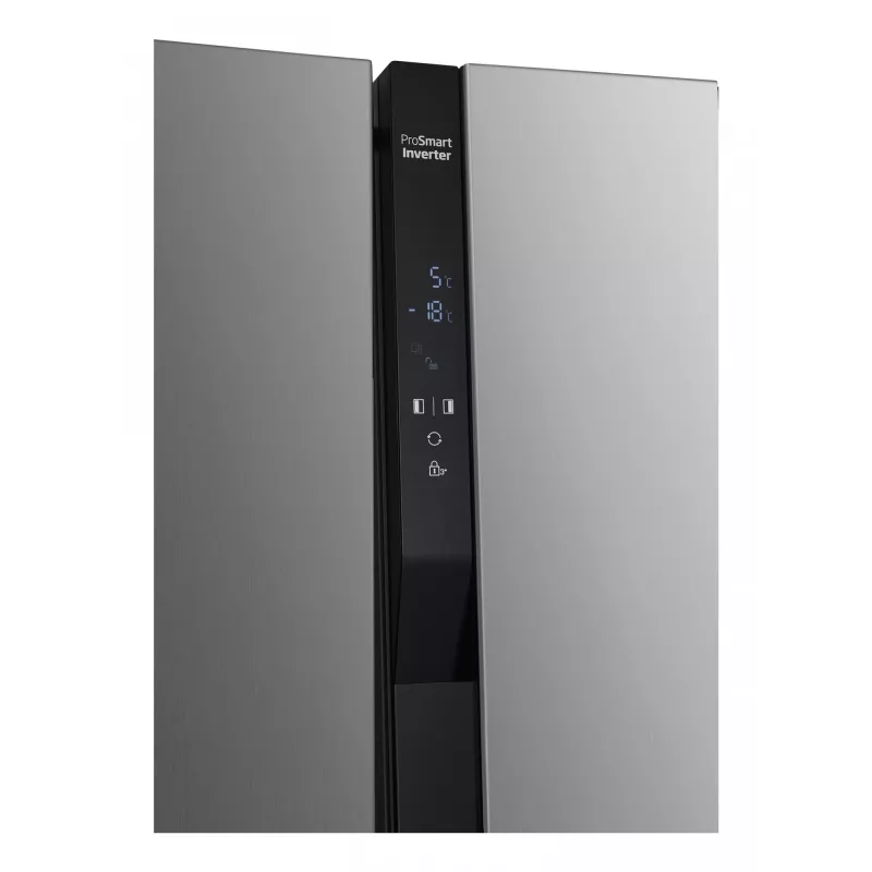 Beko GNO5322XPN Side-by-Side-Kühlschrank Freistehend 532 l Edelstahl