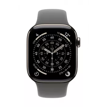 APPLE 42 mm Sportarmband Steingrau – M/L