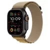 APPLE 49 mm Tan Alpine Loop – Klein – Schwarzes Titan-Finish