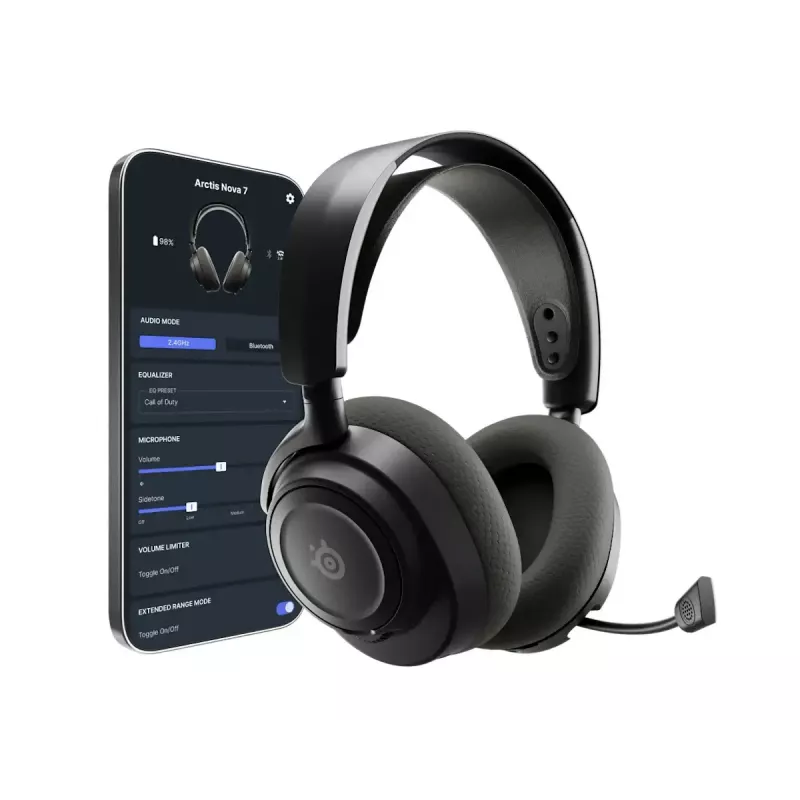 Headset Steelseries Arctis Nova 7 Wireless Gen 2 Gaming Bluetooth Schwarz