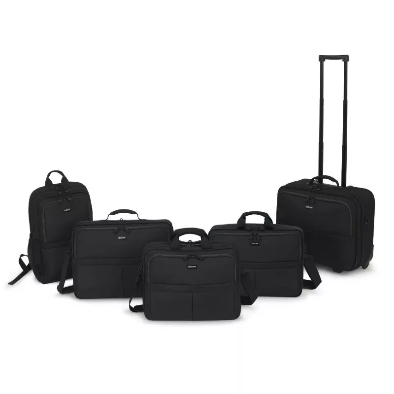 DICOTA Multi Plus Scale - Notebooktasche für 14-15,6 Zoll - Schwarz / 600d Recycled Pet