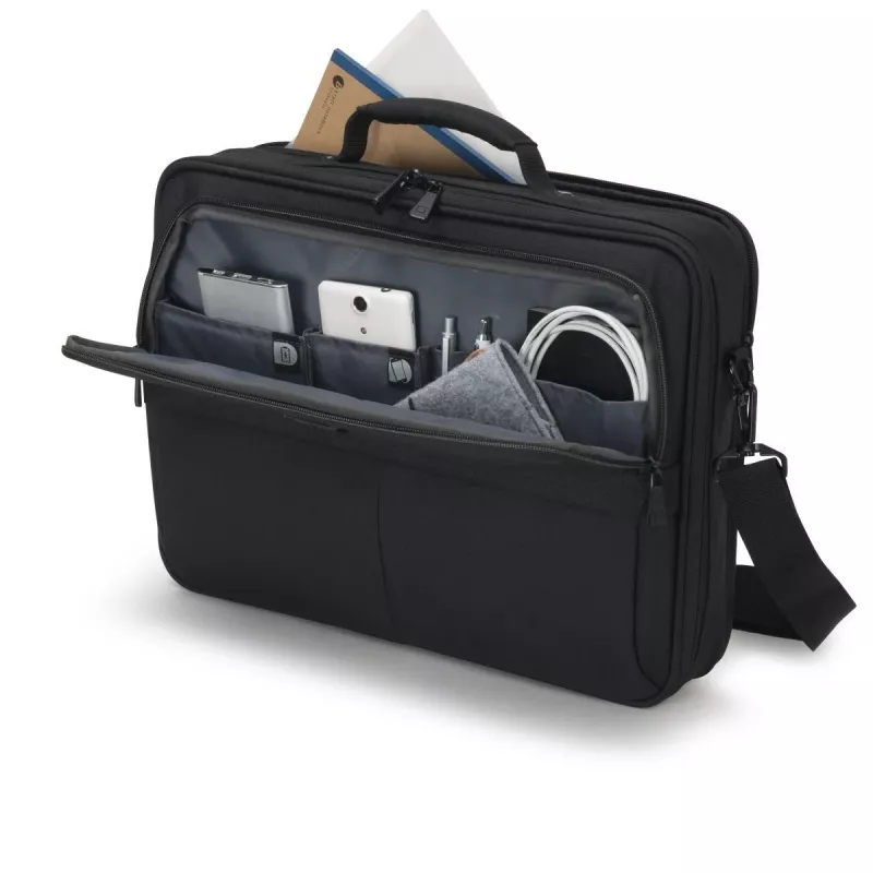 DICOTA Multi Plus Scale - Notebooktasche für 14-15,6 Zoll - Schwarz / 600d Recycled Pet