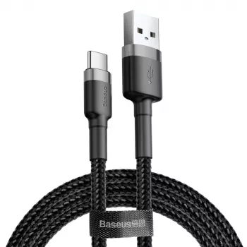 BASEUS Cafule Datenkabel - USB Typ-A auf Typ-C - 2m - Schwarz