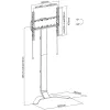 Techly ICA-TR47 TV-Schrank/Entertainment-Center