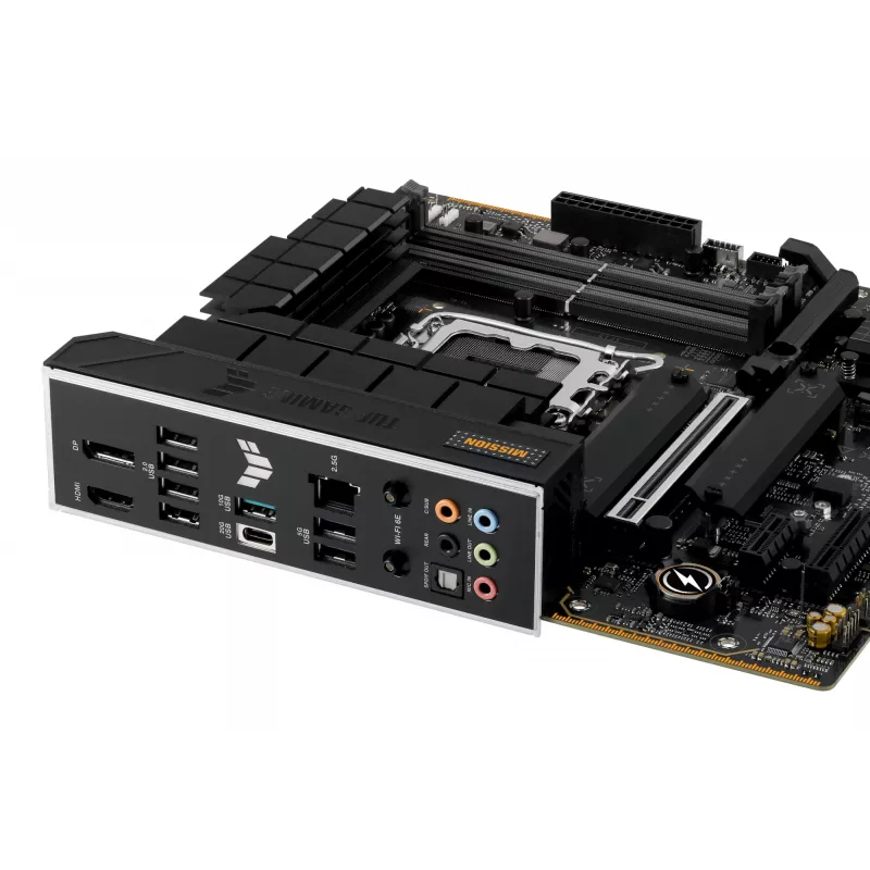 Motherboard ASUS TUF GAMING B760M-PLUS WIFI II — Intel B760, LGA 1700, micro ATX, DDR5, 4 DIMM, Wi‑Fi 6E, 2.5 Gb LAN