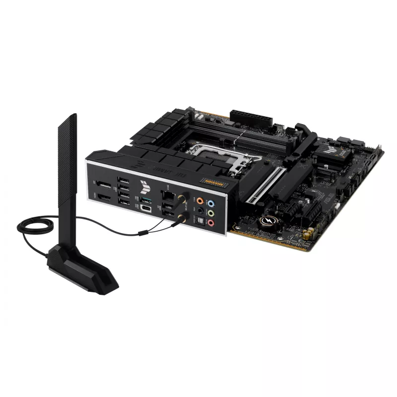 Motherboard ASUS TUF GAMING B760M-PLUS WIFI II — Intel B760, LGA 1700, micro ATX, DDR5, 4 DIMM, Wi‑Fi 6E, 2.5 Gb LAN