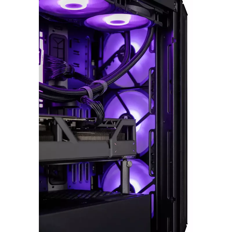 Desktop-PC ActiveJet MIDI Tower AMD Ryzen 7 9700X, 32GB DDR5 6000MHz, 1TB SSD, Radeon RX 9060 XT 16GB, Windows 11 Pro, 850W, Schwarz