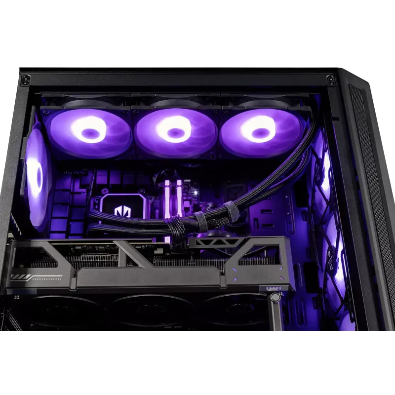 Desktop-PC ActiveJet MIDI Tower AMD Ryzen 7 9700X, 32GB DDR5 6000MHz, 1TB SSD, Radeon RX 9060 XT 16GB, Windows 11 Pro, 850W, Schwarz