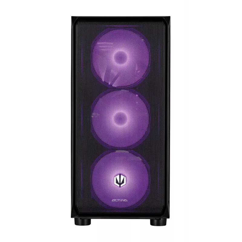 Desktop-PC ActiveJet MIDI Tower AMD Ryzen 7 9700X, 32GB DDR5 6000MHz, 1TB SSD, Radeon RX 9060 XT 16GB, Windows 11 Pro, 850W, Schwarz