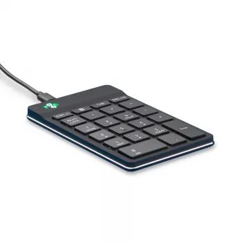 R-Go Tools Numerisches Tastenfeld R-Go Numpad Break, ergonomisches numerisches Tastenfeld mit Pausensoftware, kabelgebunden, schwarz