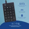 R-Go Tools Numerisches Tastenfeld R-Go Numpad Break, ergonomisches numerisches Tastenfeld mit Pausensoftware, kabelgebunden, schwarz