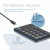 R-Go Tools Numeric keypad R-Go Numpad Break, ergonomischer Ziffernblock mit Pausensoftware, Bluetooth, schwarz