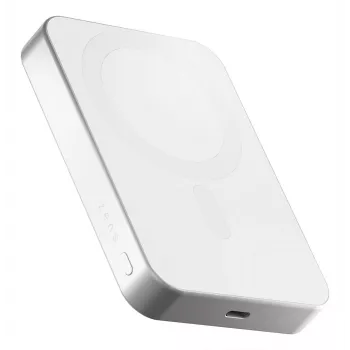 ZENS Powerbank schlank Qi2 Al 10000mah White