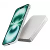 ZENS Powerbank schlank Qi2 Al 10000mah White