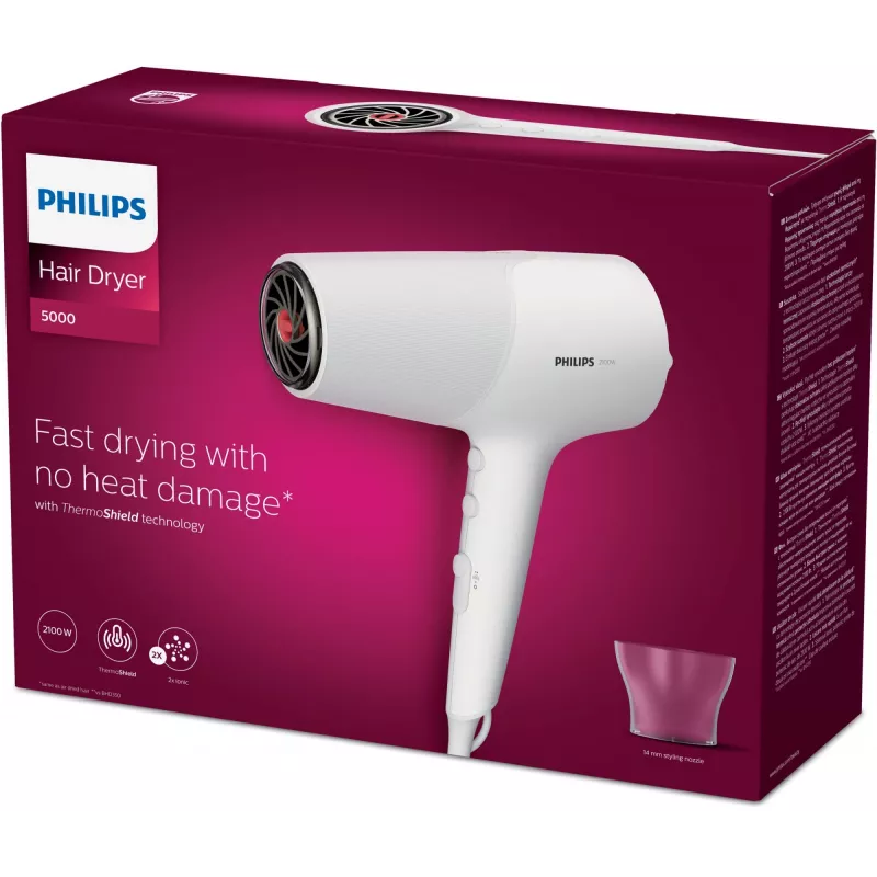 Philips 5000-Serie BHD500/00 Haartrockner 2100 W Weiß
