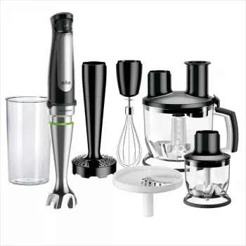 Braun MQ 7087X 1,2 l Stabmixer 1000 W Schwarz, Edelstahl
