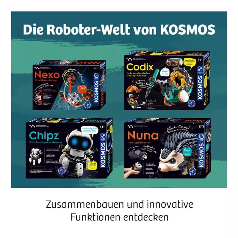 Lernspielzeug Piatnik Kosmos 620066 — Lernset für 8–12 Jahre, batteriebetrieben (4×), aus Taiwan