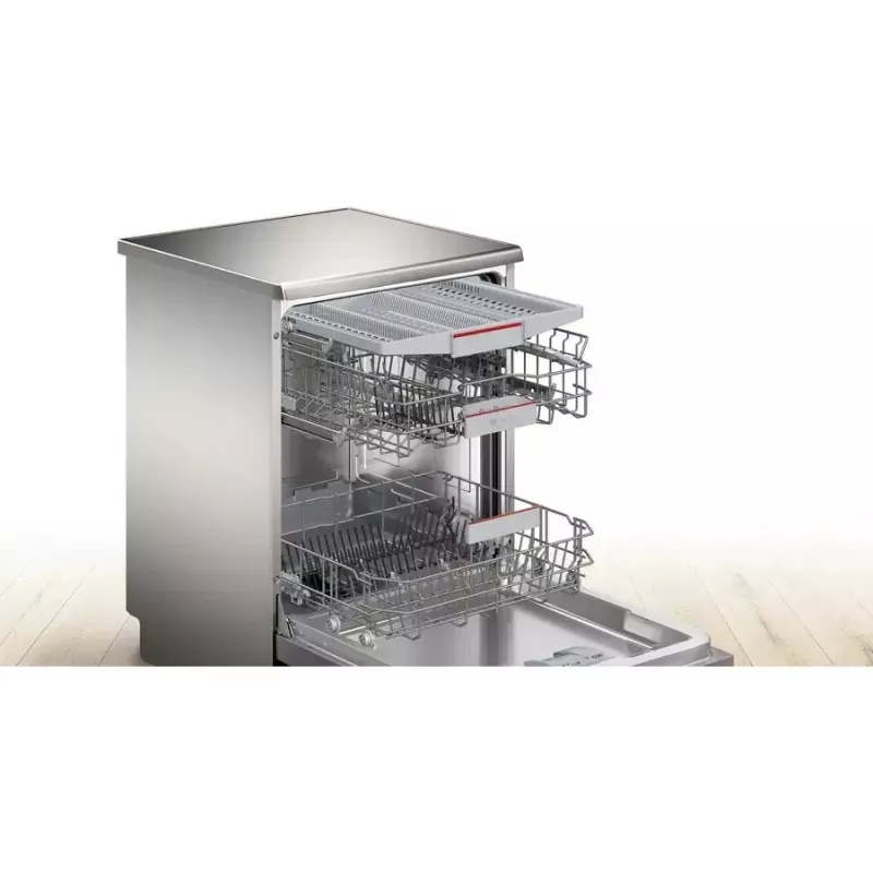 Geschirrspüler Bosch Serie 4 SMS4HVI00E — freistehend 60 cm, 14 Maßgedecke, 46 dB, Wärmetauscher, Home Connect