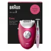 Epilator Braun Silk-épil 3 SE3-202, 20 Pinzetten, Netzbetrieb, Berry