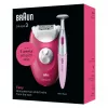Epilator Braun Silk-épil 3 SE3-202, 20 Pinzetten, Netzbetrieb, Berry