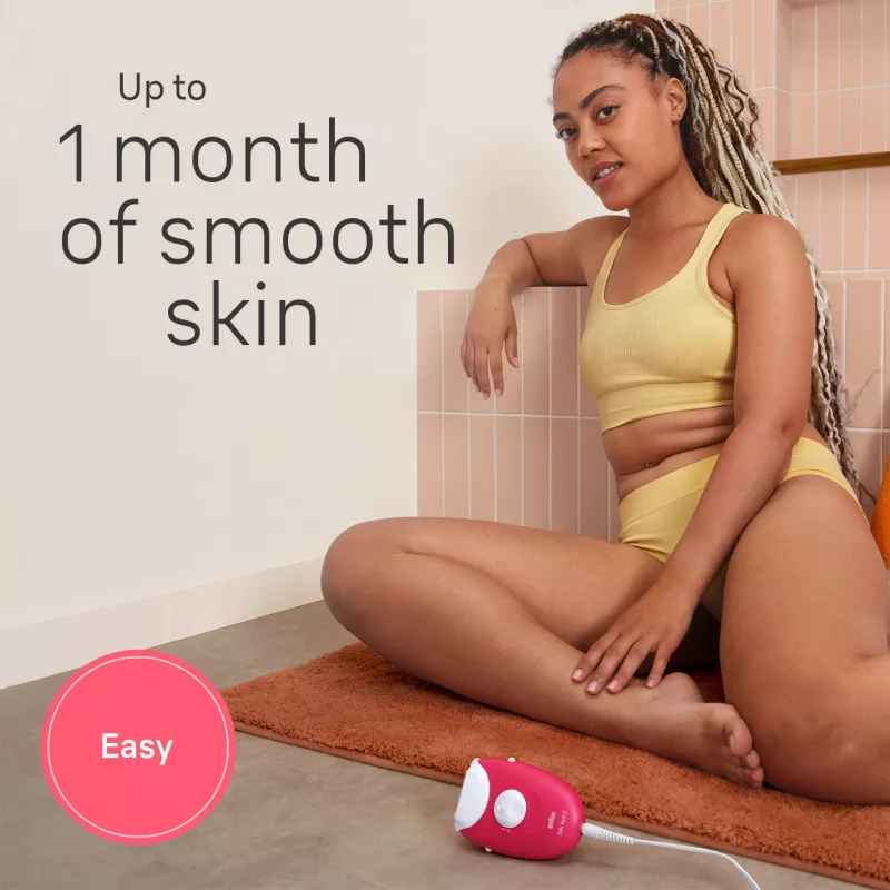 Epilator Braun Silk-épil 3 SE3-202, 20 Pinzetten, Netzbetrieb, Berry