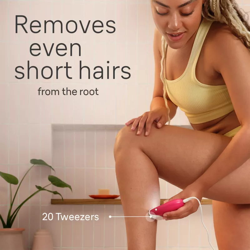 Epilator Braun Silk-épil 3 SE3-202, 20 Pinzetten, Netzbetrieb, Berry