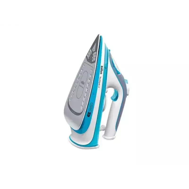 Braun TexStyle 5 SI 5006 BL Trocken- und Dampfbügeleisen Keramiksohle 2600 W Blau, Grau, Weiß