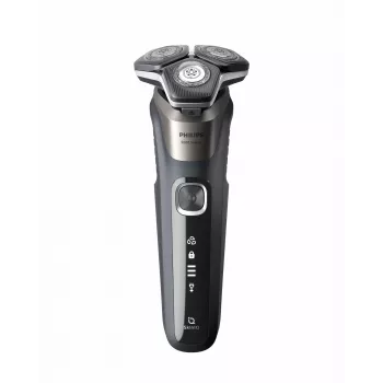 Philips SHAVER Series 5000 S5887/30 Herrenrasierer, Rotationsrasierer, Schwarz, Grau
