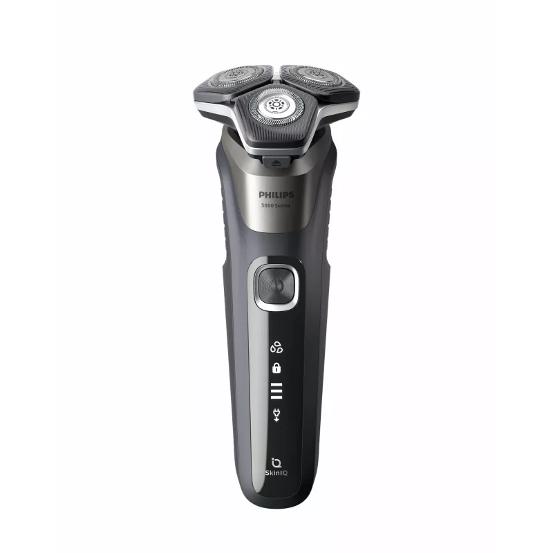 Philips SHAVER Series 5000 S5887/30 Herrenrasierer, Rotationsrasierer, Schwarz, Grau