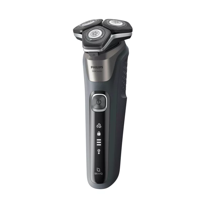 Philips SHAVER Series 5000 S5887/30 Herrenrasierer, Rotationsrasierer, Schwarz, Grau