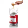 Ariete 2956, Pop Corn Party Time, Popcornmaschine, verwandelt 60 g Mais in 2 Minuten mit Heißluft in Popcorn, fettfrei, 1000 Watt, Rot