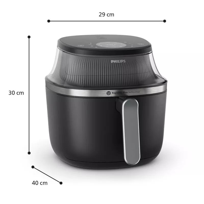 Philips 3000 Serie NA322/00 Fritteuse Einzeln 4,2 L Standgerät 1400 W Heißluftfritteuse Kupfer, Schwarz