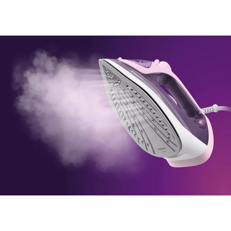 Philips 3000 Serie DST3020/30 Bügeleisen Dampfbügeleisen Keramiksohle 2200 W Pink, Lila