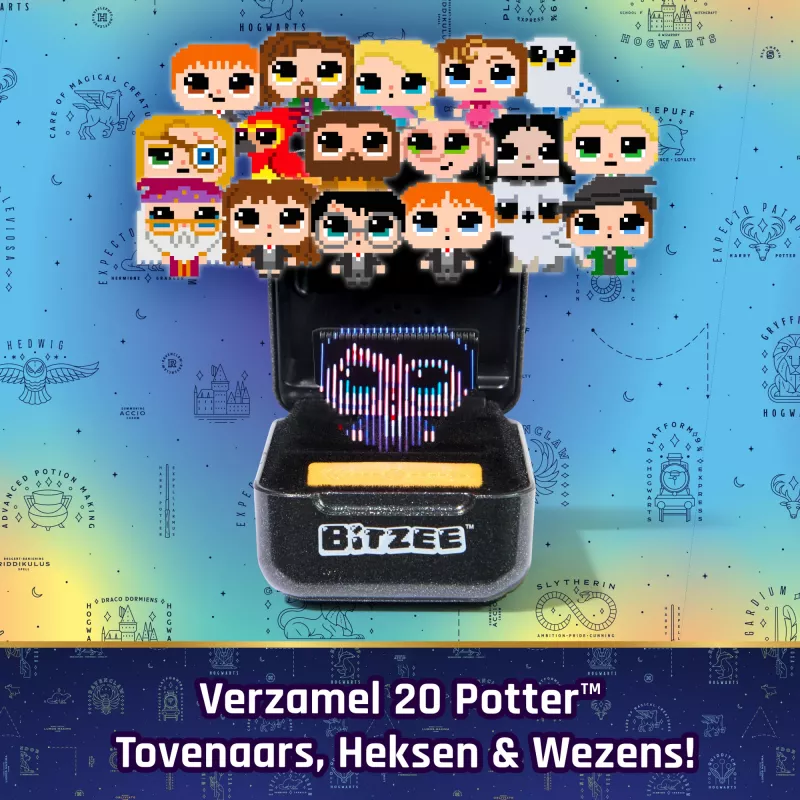 Wizarding World Harry Potter, Bitzee Interaktives Spielzeug mit 20 Charakteren, ideal für Ostergeschenke, digitales Haustier reagiert auf Wischen, Kippen & Tippen