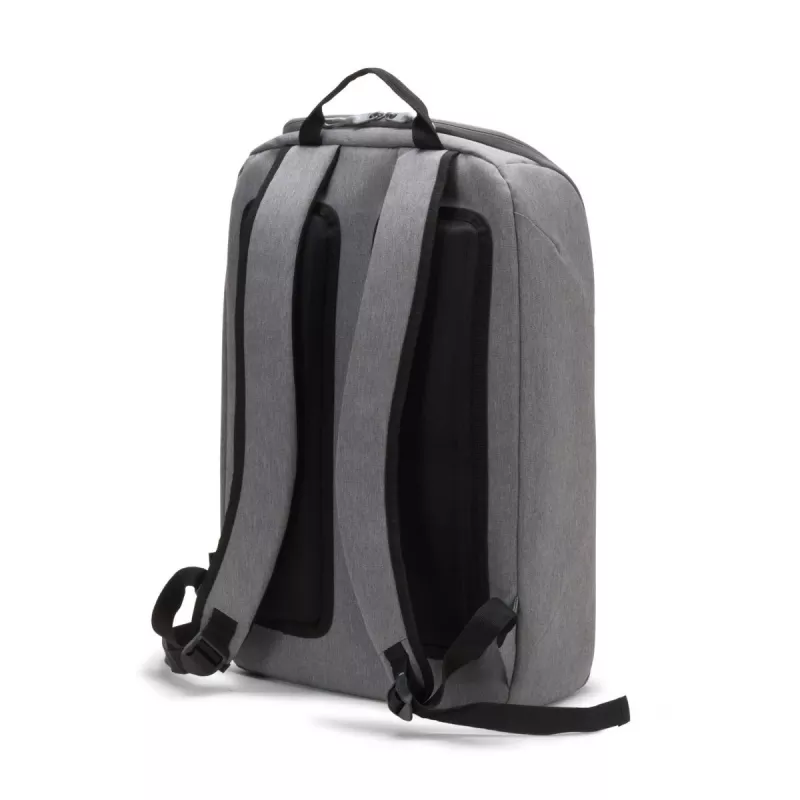 DICOTA Backpack Eco Motion – 13-15,6 Zoll Notebook-Rucksack – Hellgrau / 600d Rpe Polyester
