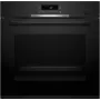 Einbau-Elektrobackofen Bosch Serie 4 HRG312BB4, 71 L, 3600 W, schwarz, Touch-Bedienung, A+