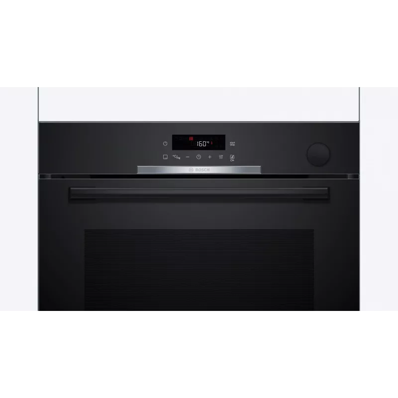 Einbau-Elektrobackofen Bosch Serie 4 HRG312BB4, 71 L, 3600 W, schwarz, Touch-Bedienung, A+
