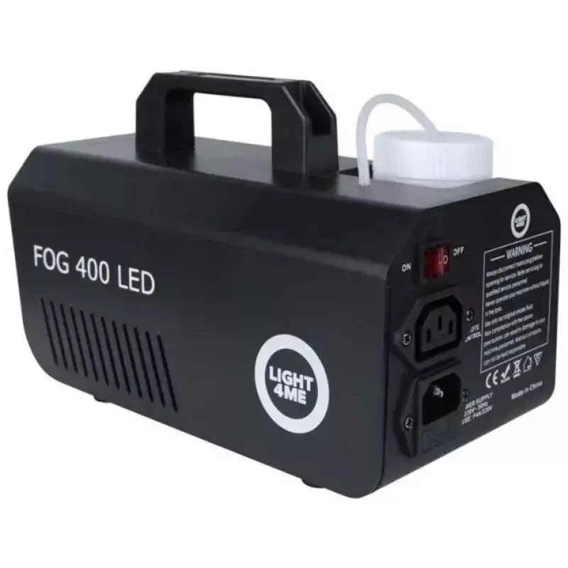 Nebelmaschine Light4Me GIG SET 1 400W LED – Nebelgenerator mit 400W LED-Beleuchtung, IP20, Set enthält Rauch- und Nebelgenerator
