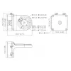 Mast Dahua Technology DH-PFB206W Universal Weiß 3/4 Zoll Gewinde