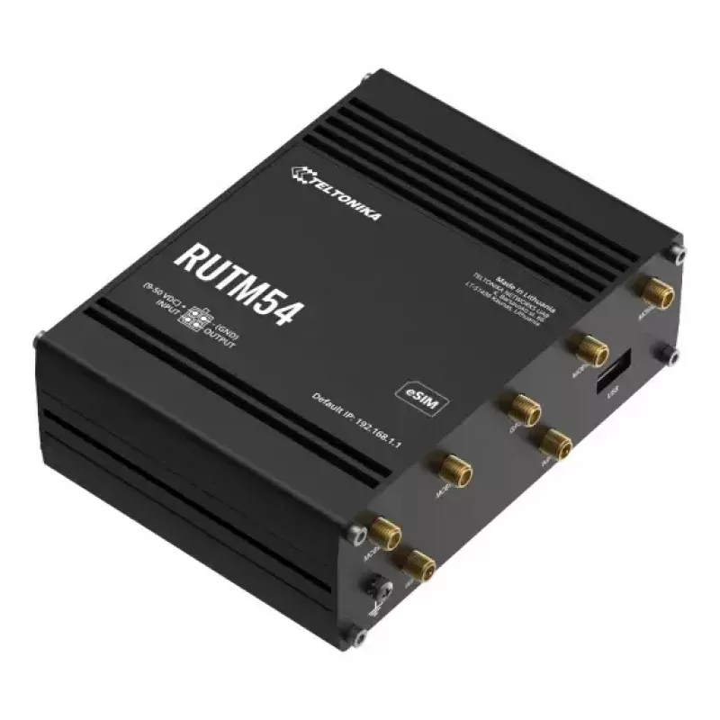 Wireless Router Teltonika RUTM54 Gigabit Ethernet Dual-band 5G Schwarz