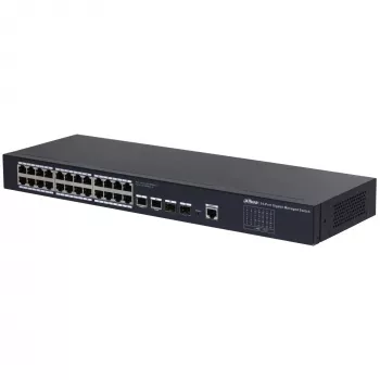 Dahua Technology SG4028 Managed L2 Gigabit Ethernet (10/100/1000) Schwarz