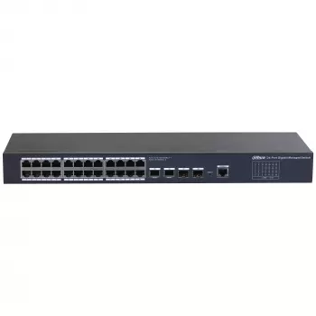 Dahua Technology SG4028 Managed L2 Gigabit Ethernet (10/100/1000) Schwarz