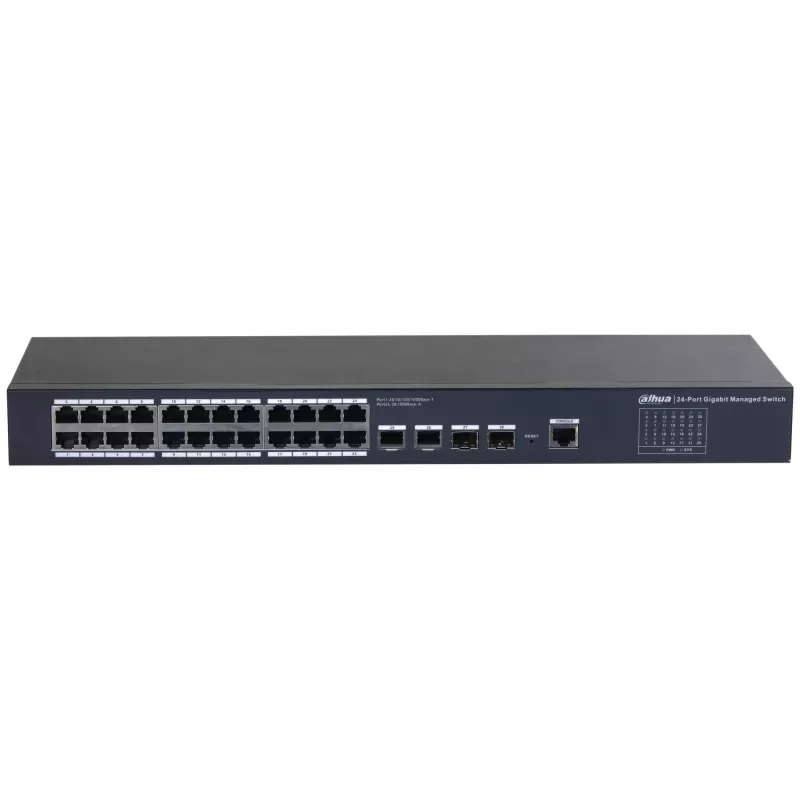 Dahua Technology SG4028 Managed L2 Gigabit Ethernet (10/100/1000) Schwarz