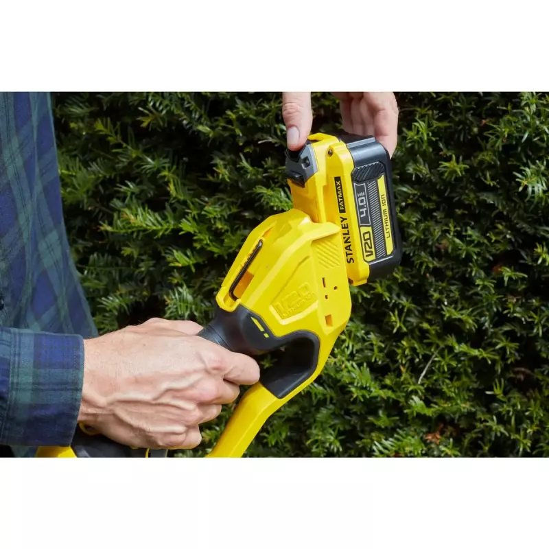 Power-Heckenschneider STANLEY FATMAX SFMCPH845M1-QW — 45 cm Doppelmesser, 18 V Li‑Ion, 4,1 kg