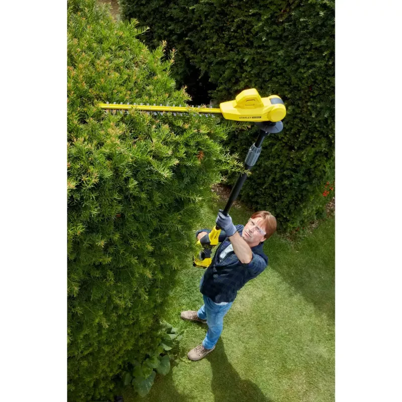Power-Heckenschneider STANLEY FATMAX SFMCPH845M1-QW — 45 cm Doppelmesser, 18 V Li‑Ion, 4,1 kg