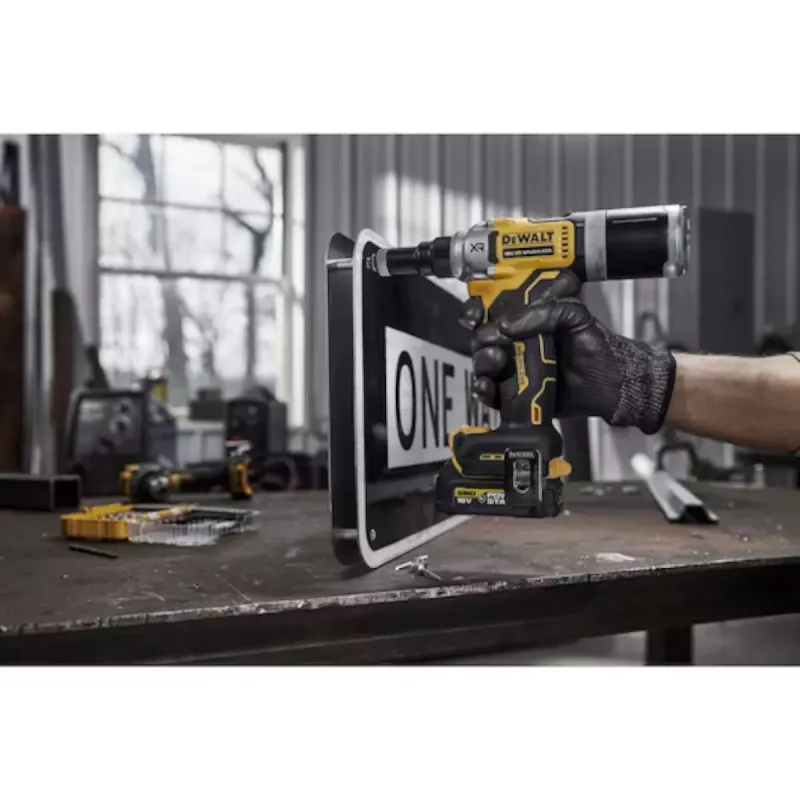 Akku-Blindnietzange DeWalt DCF414NT-XJ – batteriebetriebenes Blindnietwerkzeug, tragbar