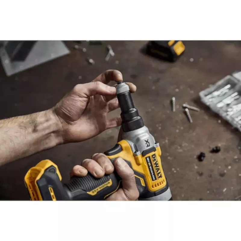 Akku-Blindnietzange DeWalt DCF414NT-XJ – batteriebetriebenes Blindnietwerkzeug, tragbar