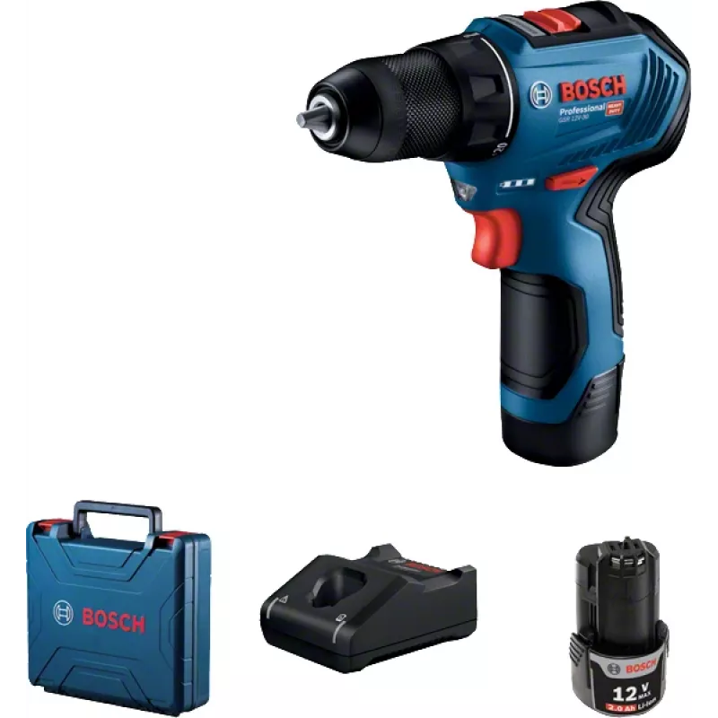 Bosch GSR 12V-30 Professional 1600 RPM Blau